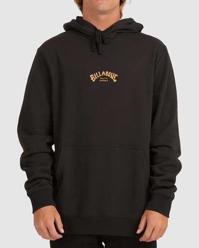 Billabong Core Arch Pullover Hoodie Black | XCBYW7241