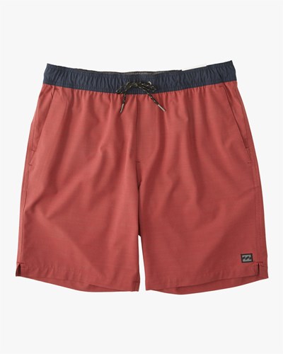 Billabong Crossfire Elastic Submersible Shorts 18" Oxblood | NAPEF6139