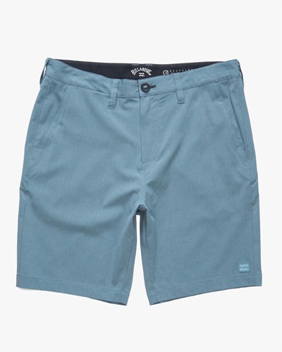 Billabong Crossfire Mid Submersible Shorts 19" Stone Blue | GJODQ4972