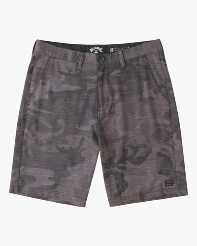 Billabong Crossfire Slub Camo Submersible Shorts 21" Black Camo | CKTYV7269