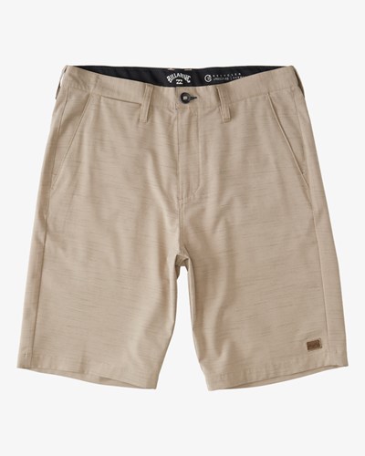 Billabong Crossfire Slub Submersible Shorts 21" Light Khaki | SBFVW9436