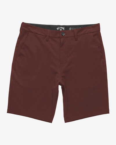 Billabong Crossfire Solid Submersible Shorts 20" Oxblood | HXRWV9351