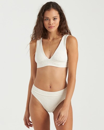 Billabong Crystal Tides Plunge Bikini Top Salt Crystal | CMZAF9841