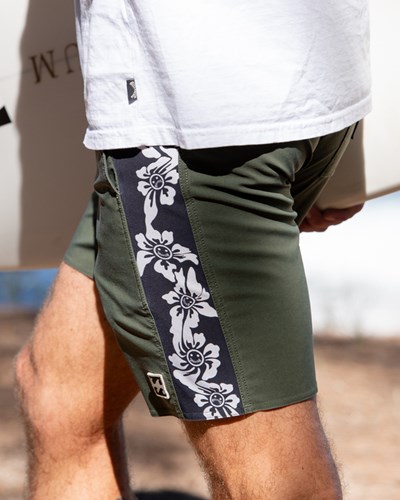 Billabong D Bah Lo Tide Boardshorts 18" Military | WJQKR7416