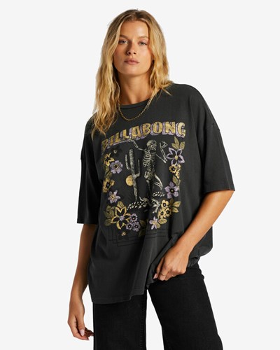 Billabong Deep Desert T-shirt Off Black | YQFCX2479