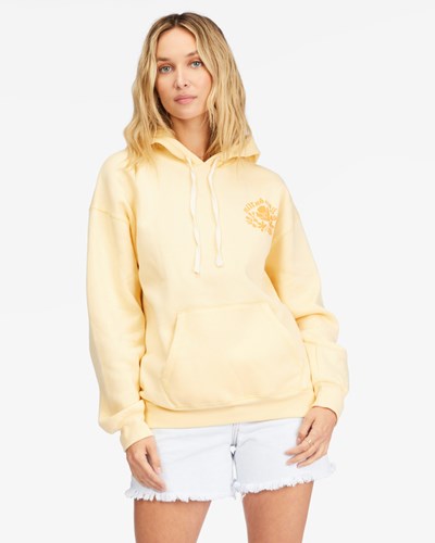 Billabong Dreaming Of You Graphic Hoodie Buttermilk | DPHER5293