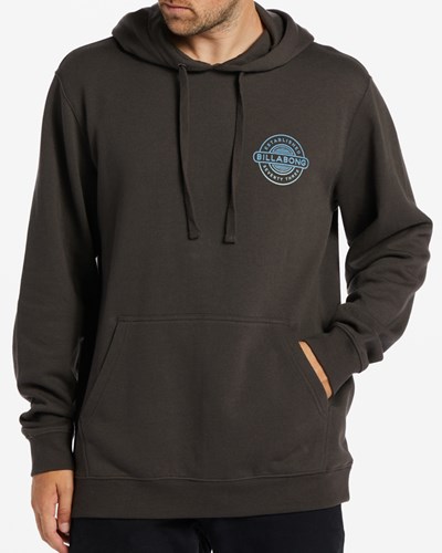 Billabong Electric Rotor Pullover Hoodie Raven | NCURM4863