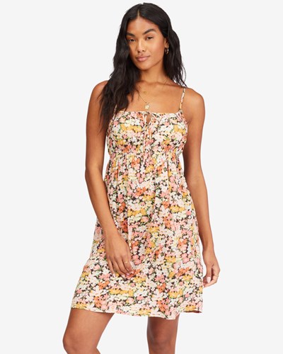 Billabong Feelin Blue Mini Slip Dress Multi | MQDVT5641