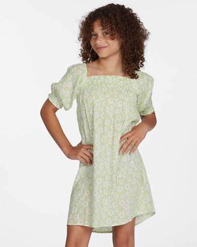 Billabong Feelin Sweet Babydoll Dress Honey Dew | BGLSV4596