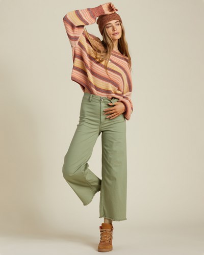 Billabong Free Fall High-Waist Pants Army | GVSTA5682