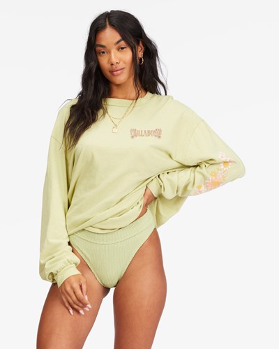 Billabong Heartbreaker Long Sleeve T-Shirt Agave | RFDBI1526