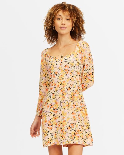 Billabong Heartland Mini Sweetheart Dress Multi | VJHLK8349