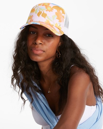 Billabong Heritage Mashup Trucker Hat Honey Dew | TXGKB2305