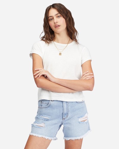 Billabong How Bout That Denim Shorts Indigo Rinse | JXDAW3267