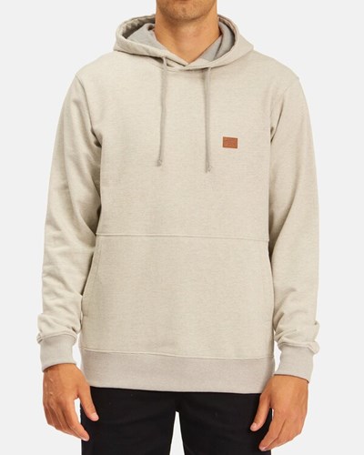 Billabong Hudson Pullover Hoodie Fog | JTGWQ4398