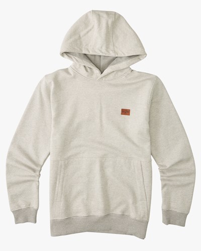 Billabong Hudson Pullover Hoodie Fog | QMCEI1635