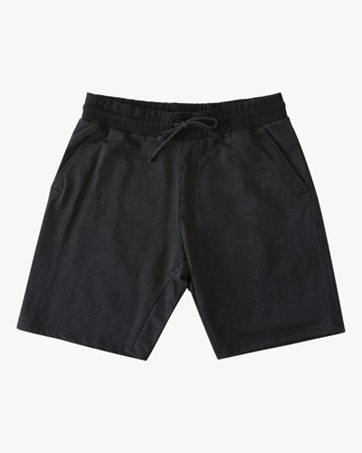 Billabong Hudson Sweatshorts Black | PGQXB9586