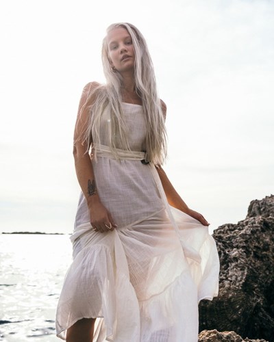 Billabong Island Spirit Maxi Dress White Cap | AIGQM5914