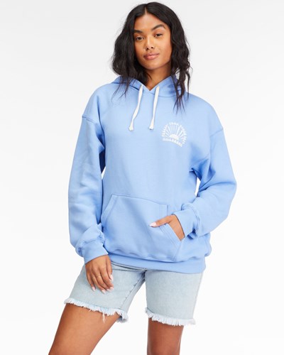 Billabong Its The Little Things Graphic Hoodie Blue Wink | NWITZ3768