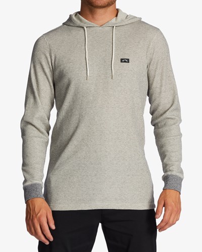 Billabong Keystone Pullover Thermal Hoodie Oatmeal | LCGDR1986