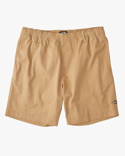 Billabong Larry Layback Shorts 19" Gravel | OSJEN0238