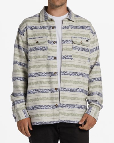 Billabong Offshore Jacquard Flannel Shirt Desert | AUZXK1284