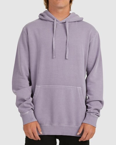 Billabong Overdyed Pop Pullover Hoodie Purple Haze | TNRXF0836