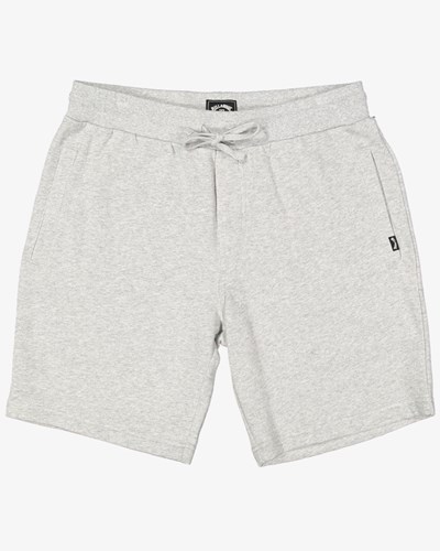 Billabong Overdyed Sweatshorts Light Grey Heather | QHEUV2469