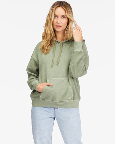 Billabong Perfect Weekend Heavyweight Pullover Hoodie Army | SFTEO9834