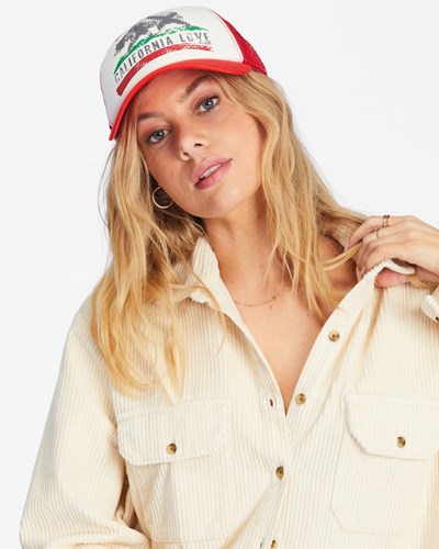 Billabong Pitstop Trucker Hat Red Magic | SNYQL8632