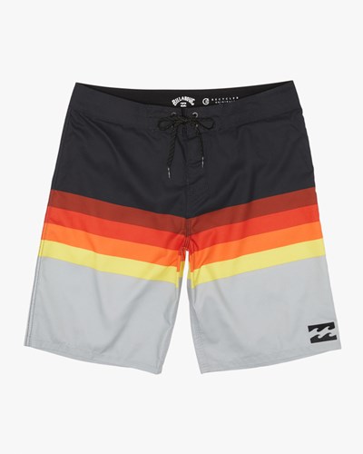 Billabong Platinum Stripe Boardshorts 20" Black | EBXYP0895