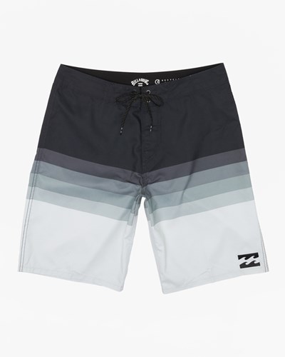 Billabong Platinum Stripe Boardshorts 20" Grey | RKVNB6923