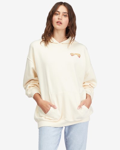 Billabong Ride Out Oversized Hoodie Antique White | XYWPA5817