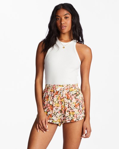 Billabong Road Trippin Crinkle Elastic Waist Shorts Multi | BRVPL6980