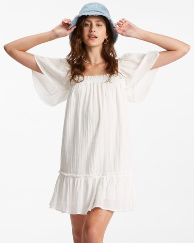 Billabong She's A Doll Babydoll Dress Salt Crystal | SUAOV2093