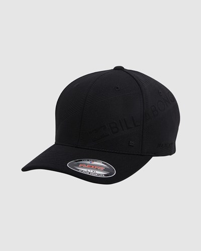 Billabong Slice Flexfit Hat Black | FSODC1453