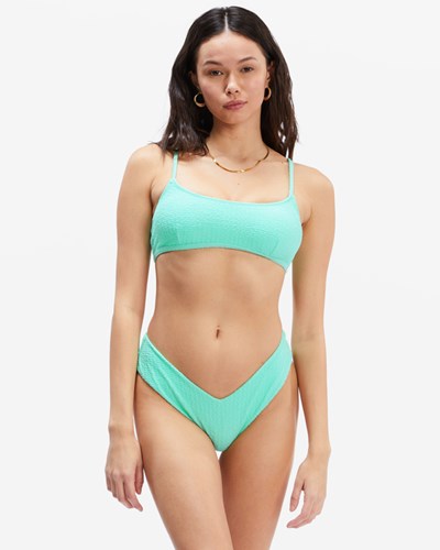 Billabong So Dazed Avery Mini Crop Bikini Top Spearmint | WSFID1325