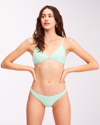 Billabong So Dazed Tanga Skimpy Bikini Bottoms Spearmint | EIWDX4531