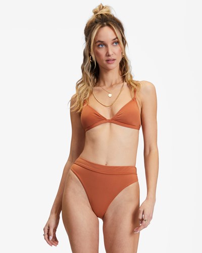 Billabong Sol Searcher Ceci Triangle Bikini Top Bronze | CAEYQ9825