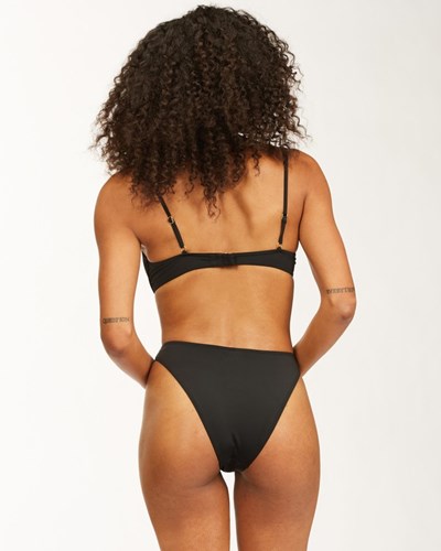 Billabong Sol Searcher Havana Bikini Bottoms Black Pebble | PGLJB0578