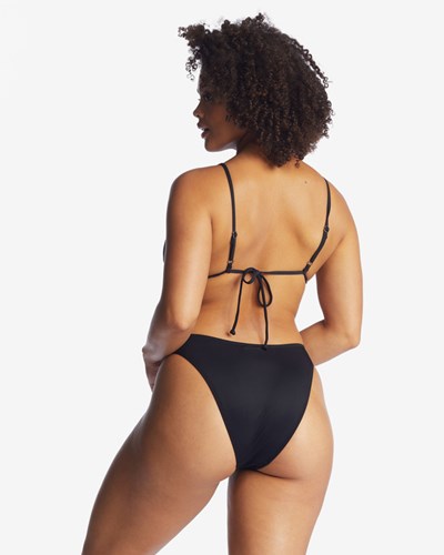 Billabong Sol Searcher Havana Skimpy Bikini Bottoms Black Pebble | VYROM3506