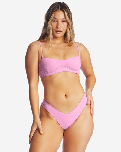 Billabong Sol Searcher Kenzley Underwire Bikini Top Paradise Pink | QLFBH3570