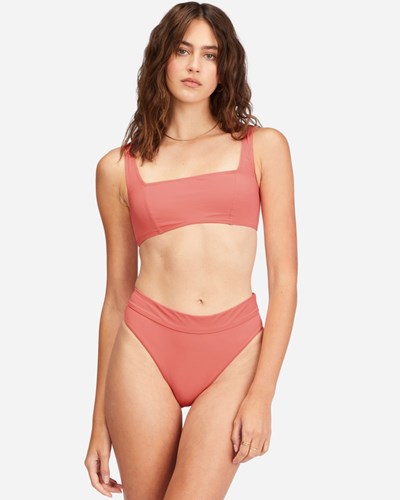 Billabong Sol Searcher Seamed Tank Bralette Bikini Top Lifes A Peach | MPOTW7195