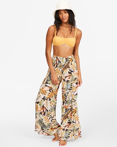 Billabong Split Spirit Floral Pants Black 2 | RIFZM5824