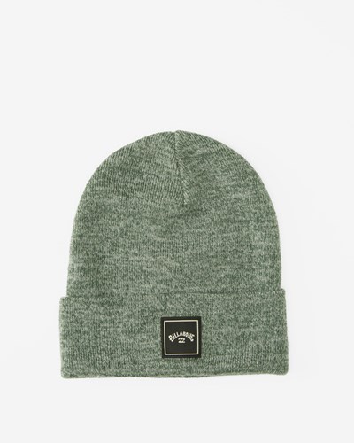 Billabong Stacked Heather Beanie Evergreen | KAMDN1082