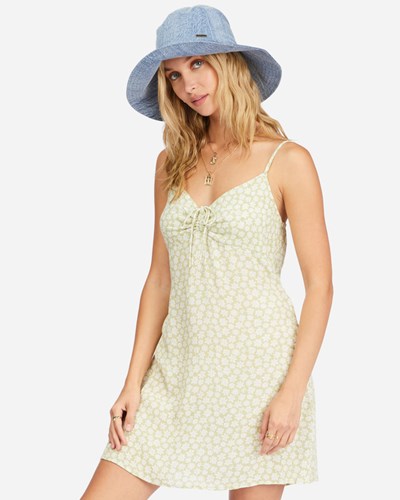 Billabong Sun Chaser Mini Slip Dress Agave | XOJST7620