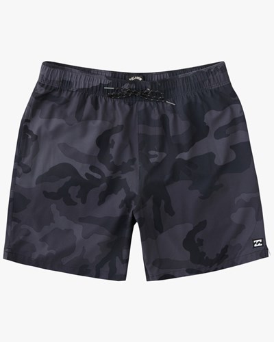 Billabong Sundays Essential Boardshorts 17" Black Camo | ZCSVB1924