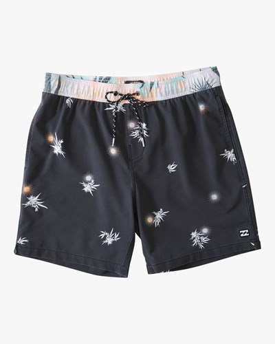 Billabong Sundays Layback Boardshorts 17" Black | IMVUL4073