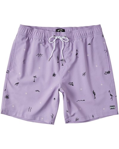 Billabong Sundays Layback Boardshorts 17" Lavender | LEYVC3568