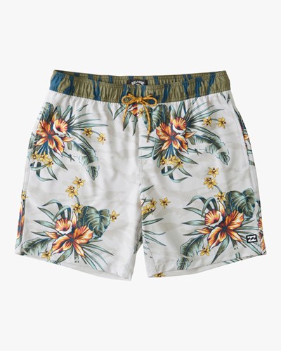 Billabong Sundays Layback Boardshorts 17" Stone | OGXZW4381